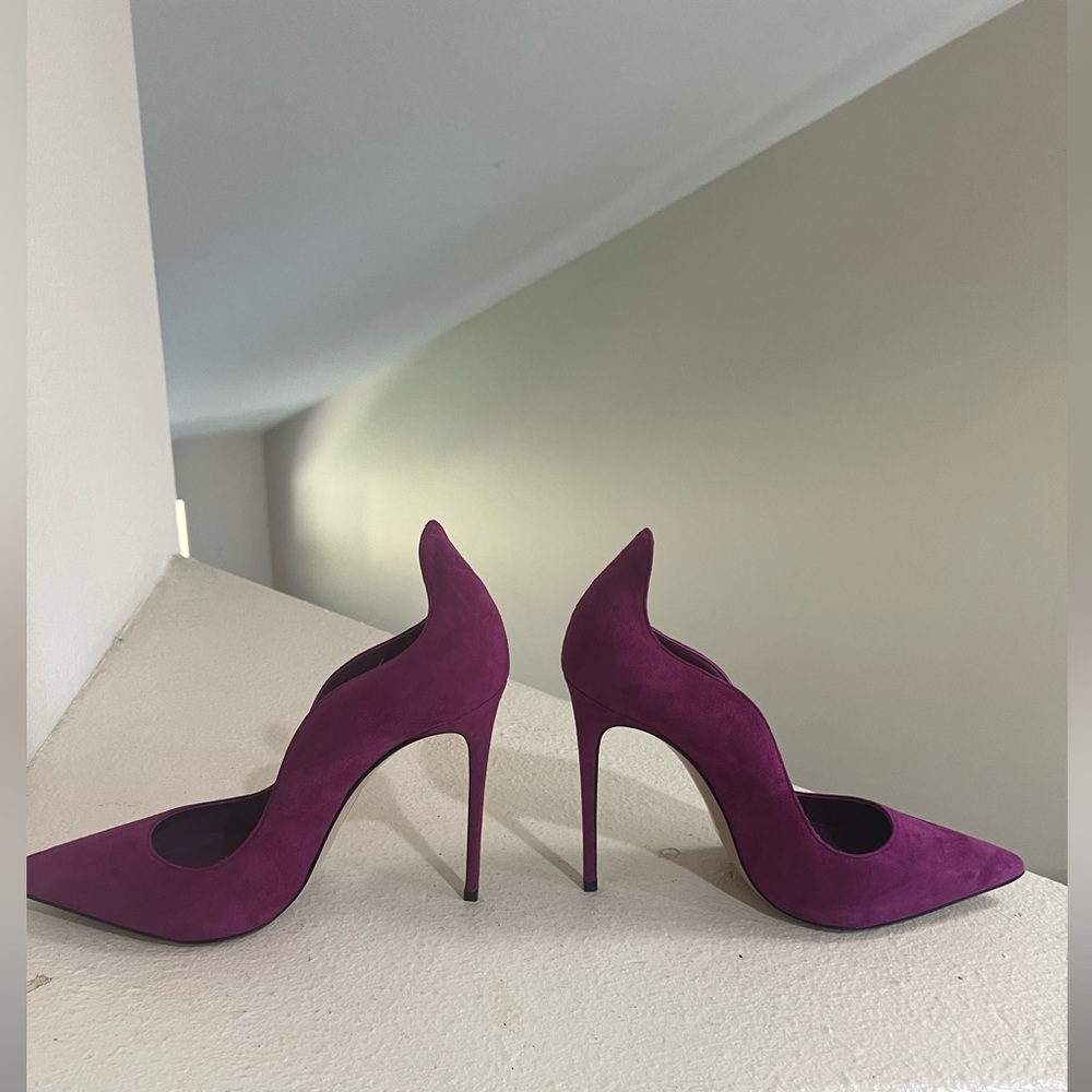New No‎ Box LE SILLA PURPLE IVY HIGH HEELS PUMP 120 mm. Size 41. USA SIZE 11